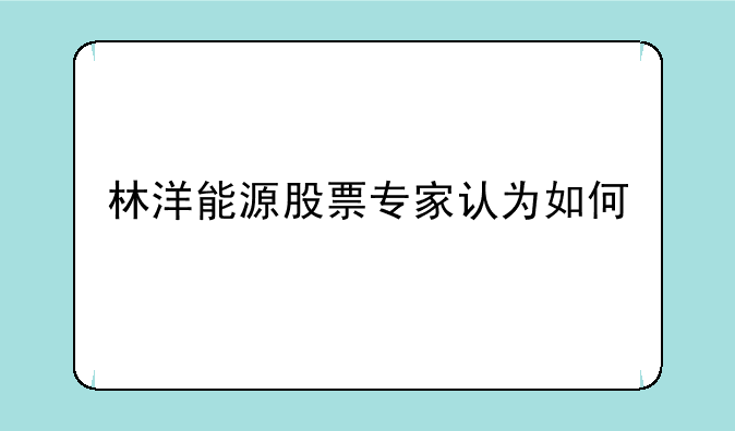 林洋能源股票专家认为如何