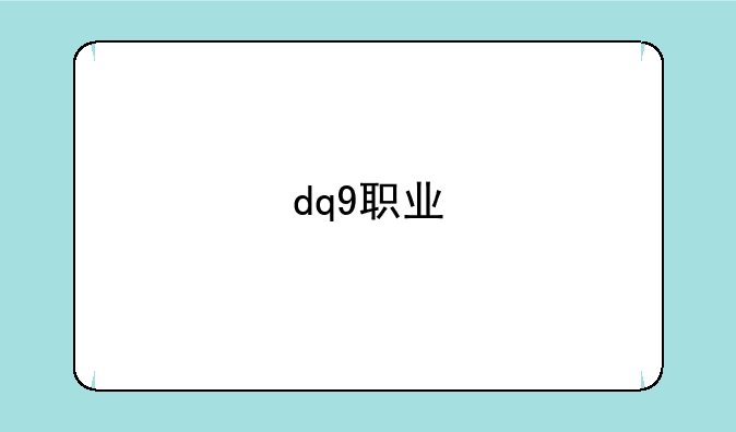 dq9职业
